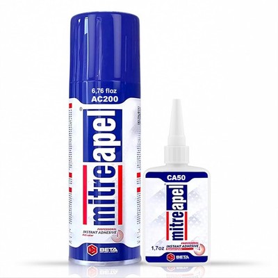 CA Glue with Activator (1.7oz-6.7 floz) Instant Bond Professional Cyanoacryla...