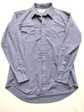 Ruddock Cowboy Western Shirt 46 Pearl Snap Long Sleeve Made In USA