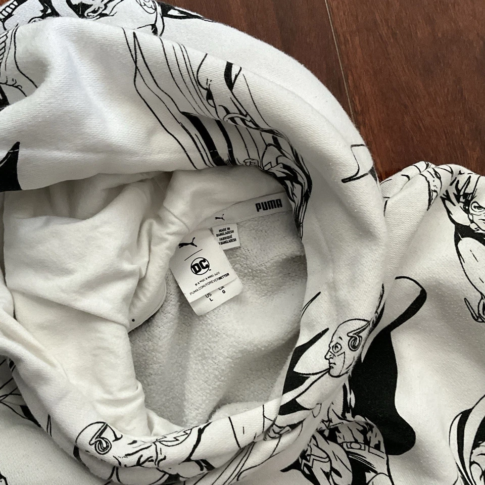 Sudadera con Capucha Puma X Liga de la Justicia Juvenil Talla L DC Comics Superman Batman Foto 3 de 4
