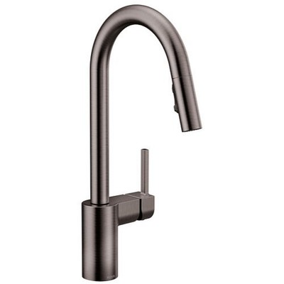  MOEN 7565BLS Align 1H High-Arc Pulldown Kitchen Faucet - Black Stainless $623