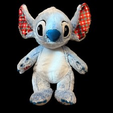 Stitch Plush Build-A-Bear Disney Snowflake Fun Happy Stitchmas Christmas Plaid