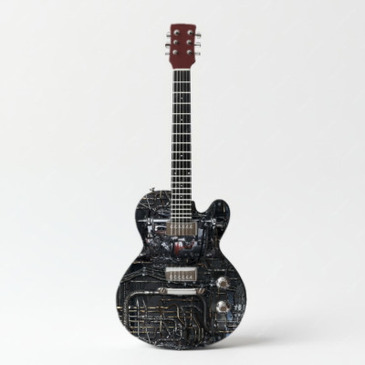 Jet Engine Pump Pro Guitar/Bass Skin Axe Premium Re-Skin Vinyl Wrap reproduction