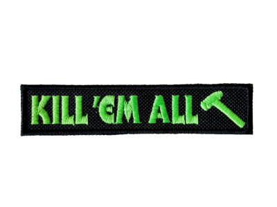 Metallica Patch ''Kill 'em All'' Iron-on USA Seller Thrash Metal Slayer Quality