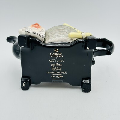 Disney Showcase Donald Table Teapot LE # 836 / 5000 Paul Cardew | eBay