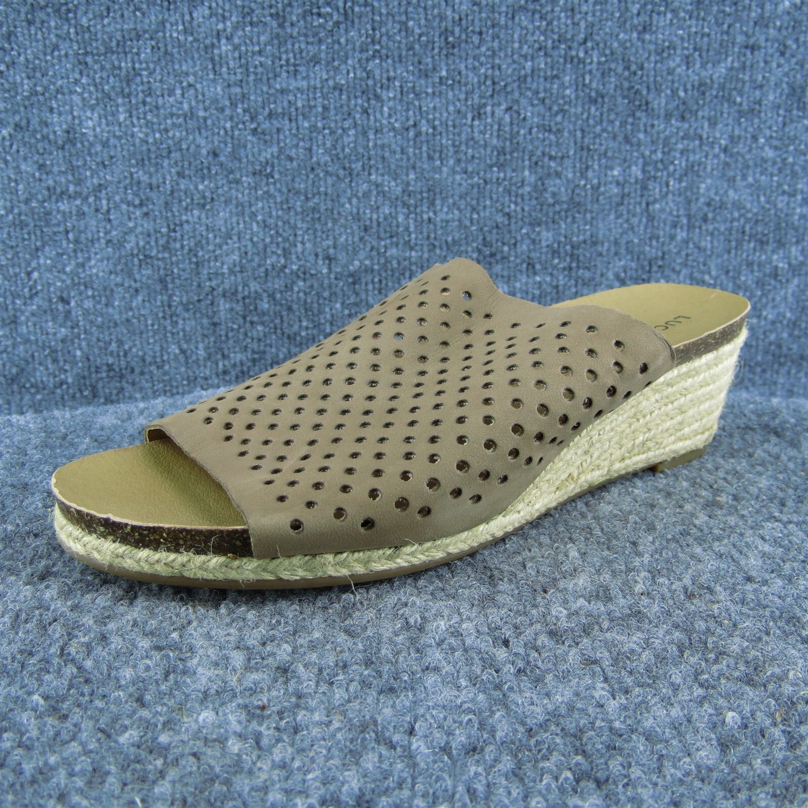 APL Scarpe sandalo donna Lucky Brand Jemya slide pelle marrone misura 7 5 Medium