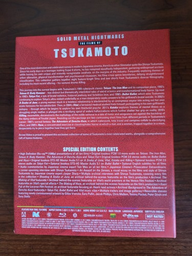 Solid Metal Nightmares Shinya Tsukamoto Arrow Video Box Set Standard Edition - Picture 2 of 3
