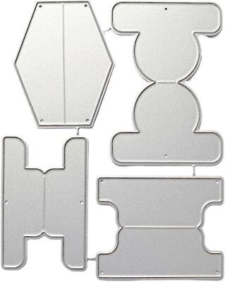 #ad #ad 4pcs Planner Tabs Die Cut for Card Making Tabs Metal Cutting Dies Congratula... $12.22