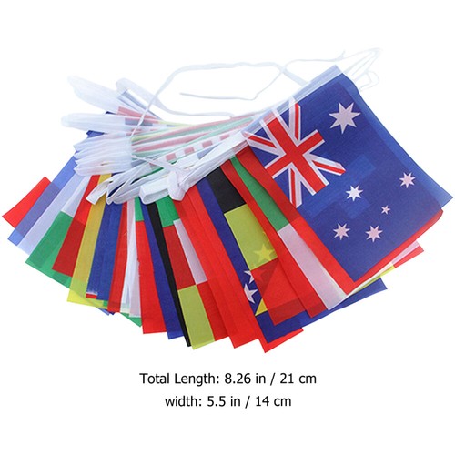 Corde Drapeau La Coupe Du Monde Drapeaux Pour Chambre Ado Bannière 2024 Fête