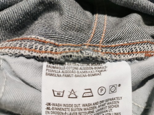 Women's Rare Levi 565 Straight Leg Jeans No Waistband Indigo W31" L33" BX22 - Picture 7 of 9