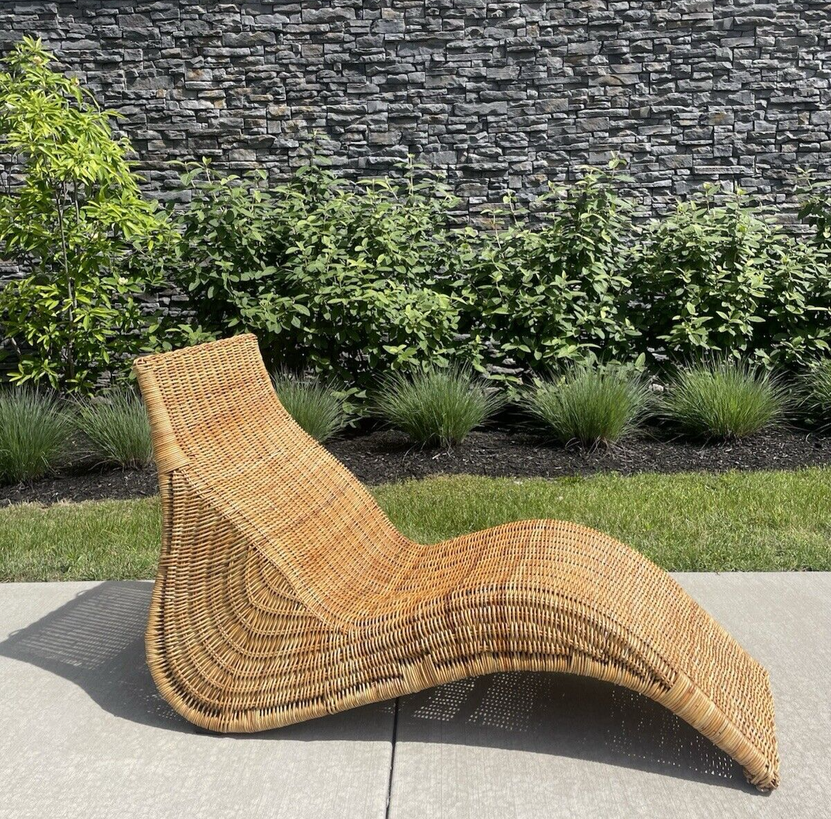 Karlskrona Rattan Wicker Lounge Chair by Carl Öjerstam for Ikea