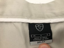 Nike Golf Dri Fit Mens Athletic Shorts Beige Textured Classic Rise Pockets 35