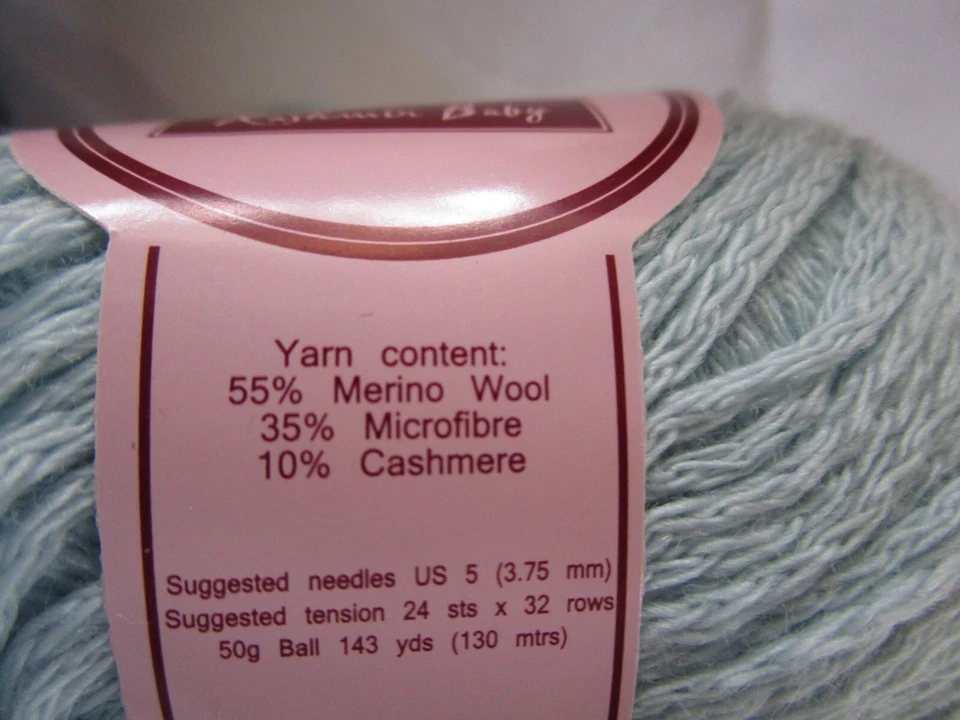 4 SKEINS - LOUISA HARDING - Kashmir Baby - 4 COLORS-  50g/143yds - Image 3 of 4