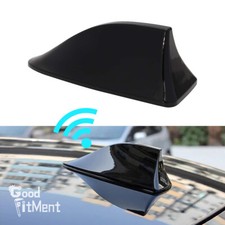 Universal Car Shark Fin FM AM Signal Antenna Roof Aerial Accessories Decor Black