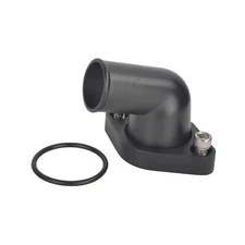 For SBC BBC Chevy 350 400 396 454 Black 15° Swivel Water Neck Thermostat Housing
