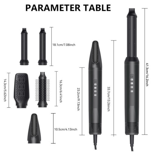 5 in 1 Haarbürste Haarstyler, Airstyler, Lockenstab, Haarstyler, Hair dryer Neu - Bild 13 von 16