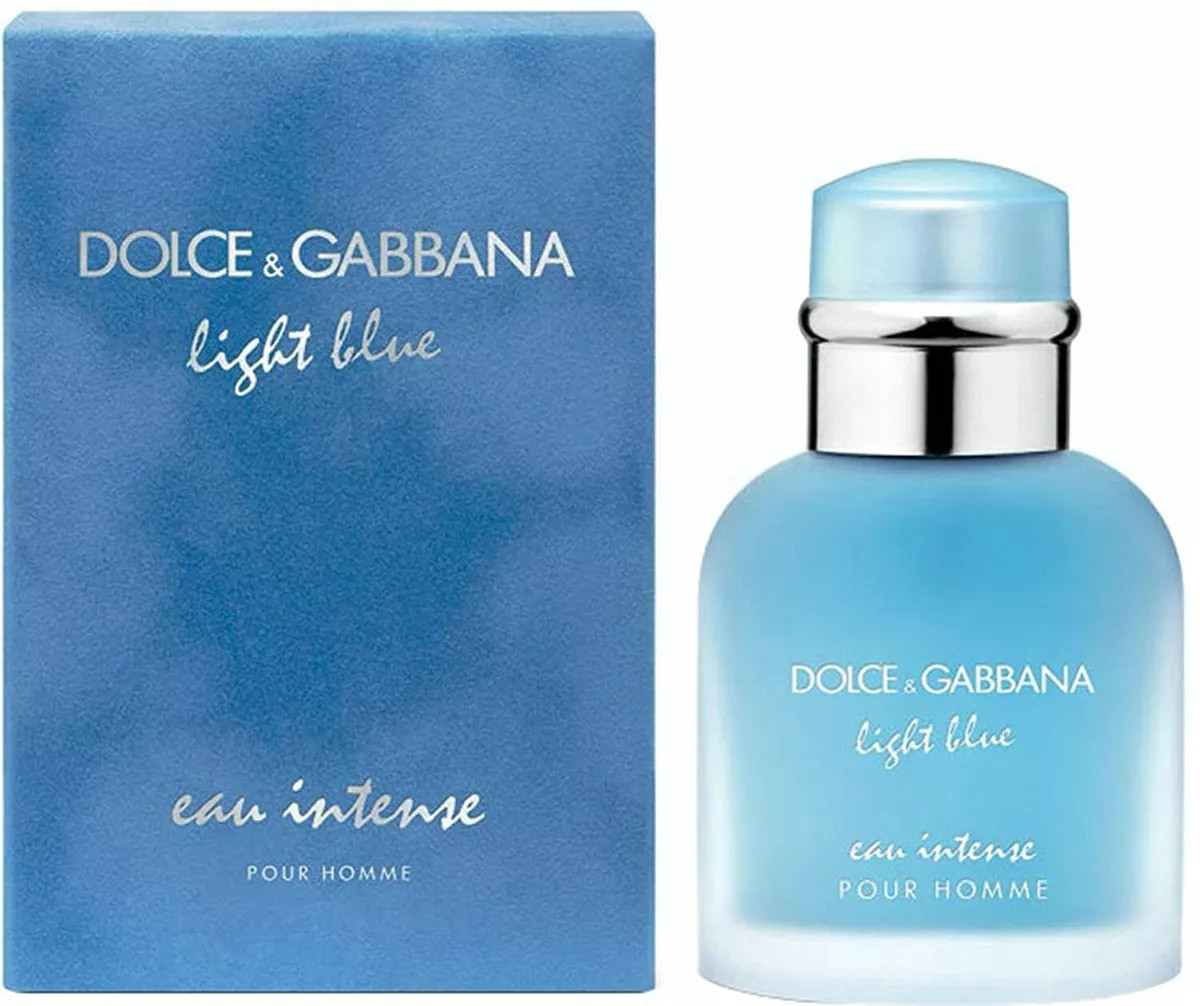 Dolce & Gabbana - Light Blue Eau Intense Pour Homme - Eau de Parfum - Italy  - Beauty - Fragrances - Luxury - 50 ml - Avvenice