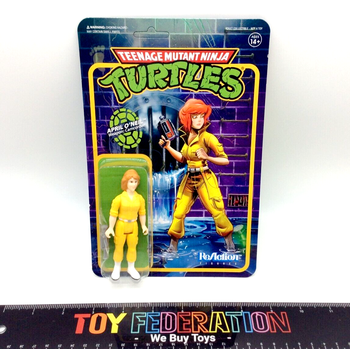 Super7 ReAction Figures Teenage Mutant Ninja Turtles APRIL O'NEIL