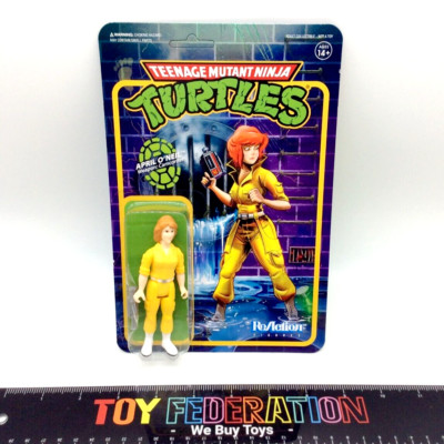 Super7 ReAction Figures Teenage Mutant Ninja Turtles APRIL O'NEIL Super7 ReAction Figures Teenage Mutant Ninja Turtles APRIL O'NEIL