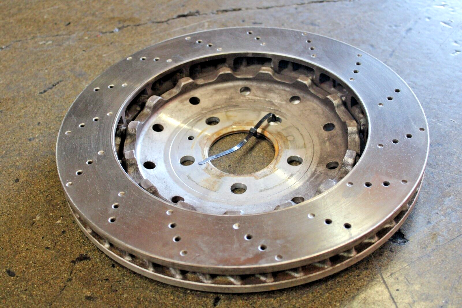 Lamborghini Gallardo, LP560, 570, Rear Brake Rotor, Steel Disc, P/N 420615601E