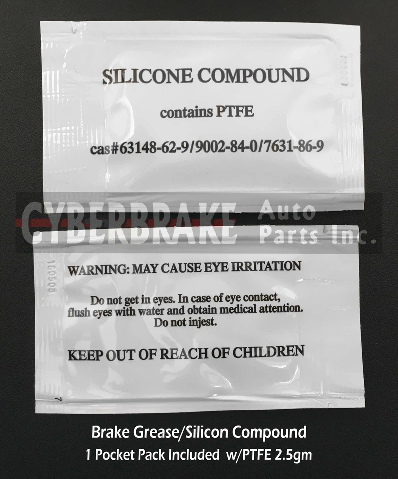 Передние керамические тормозные колодки SCD370 подходят для 94–99 GMC C1500 Suburban - Изображение 3 из 4
