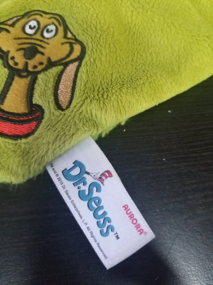 Manta de Seguridad Aurora Lovey Dr Seuss El Grinch Personalizada con Nombre Sophia Foto 3 de 4