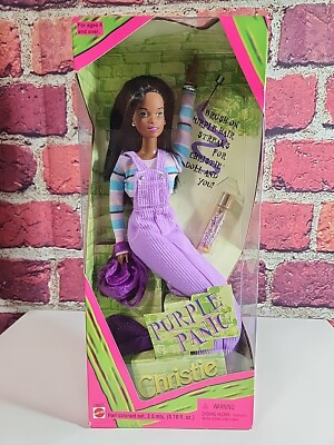 1998 Mattel - PURPLE PANIC CHRISTIE #19667 African American Barbie