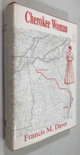 1986 book Cherokee Woman by DAVES, historical novel of removal, trail of tears