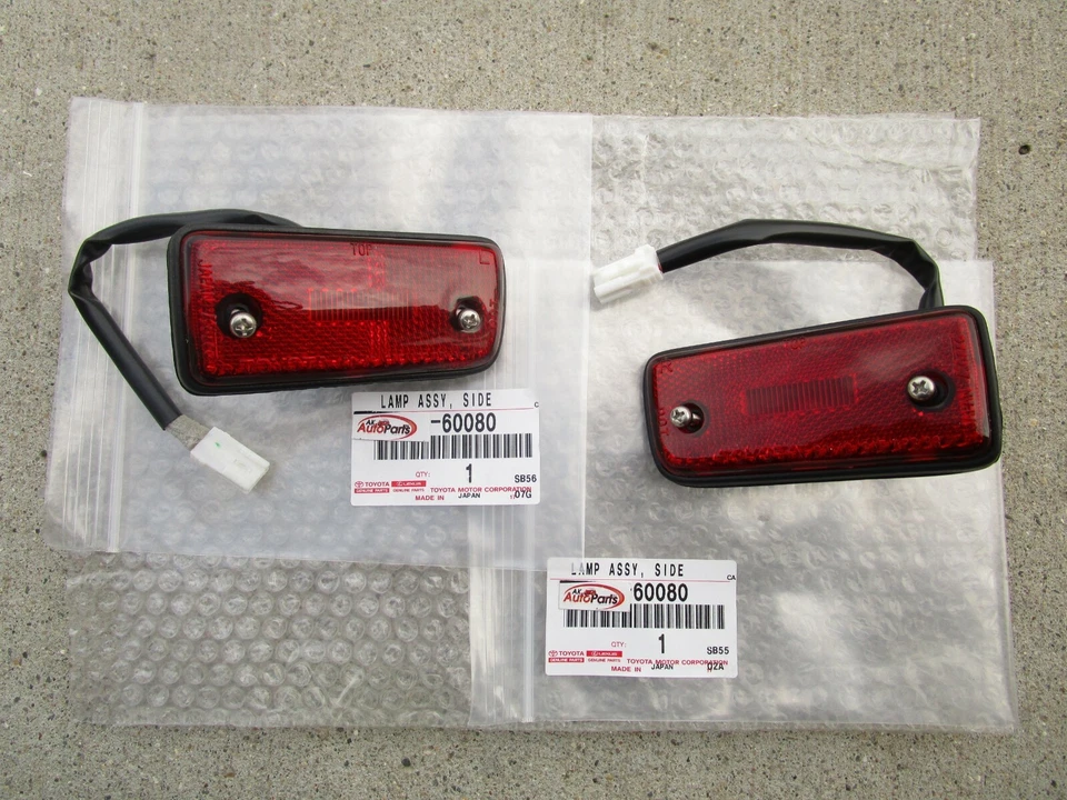 93 - 97 TOYOTA LAND CRUISER FZJ80 ЗАДНИЙ LH + RH БОКОВОЙ ГАБАРИТНЫЙ ФОНАРЬ КОМПЛЕКТ OEM НОВЫЙ - Изображение 2 из 4