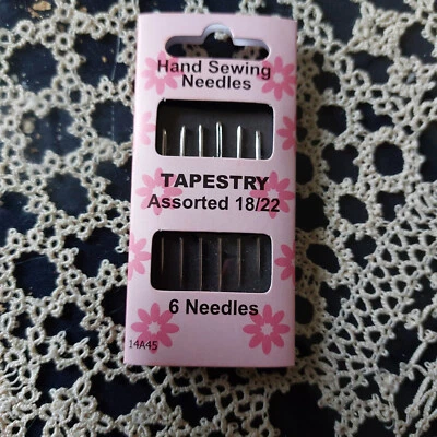 V&A 6er Pack Wandteppichnadeln,