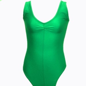 emerald green leotard