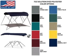 7.6oz BOAT BIMINI TOP 4 BOW MARIAH JUBILEE 244 D 1999-2000