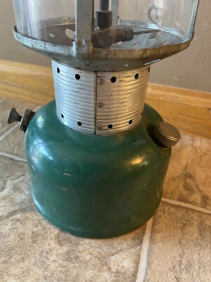 Vintage Coleman Double Mantle Lantern Model 220f - 228f for