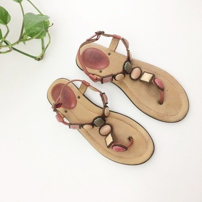 earth tone sandals