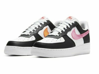Nike Air Force 1 '07 ,, Satin Swoosh'' Größe UK 5,5 EUR 39 (DC4463 100)