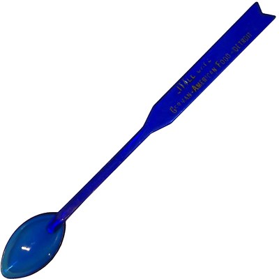 Little Cafe, German, Detroit, MI, vintage swizzle stick stirrer spoon