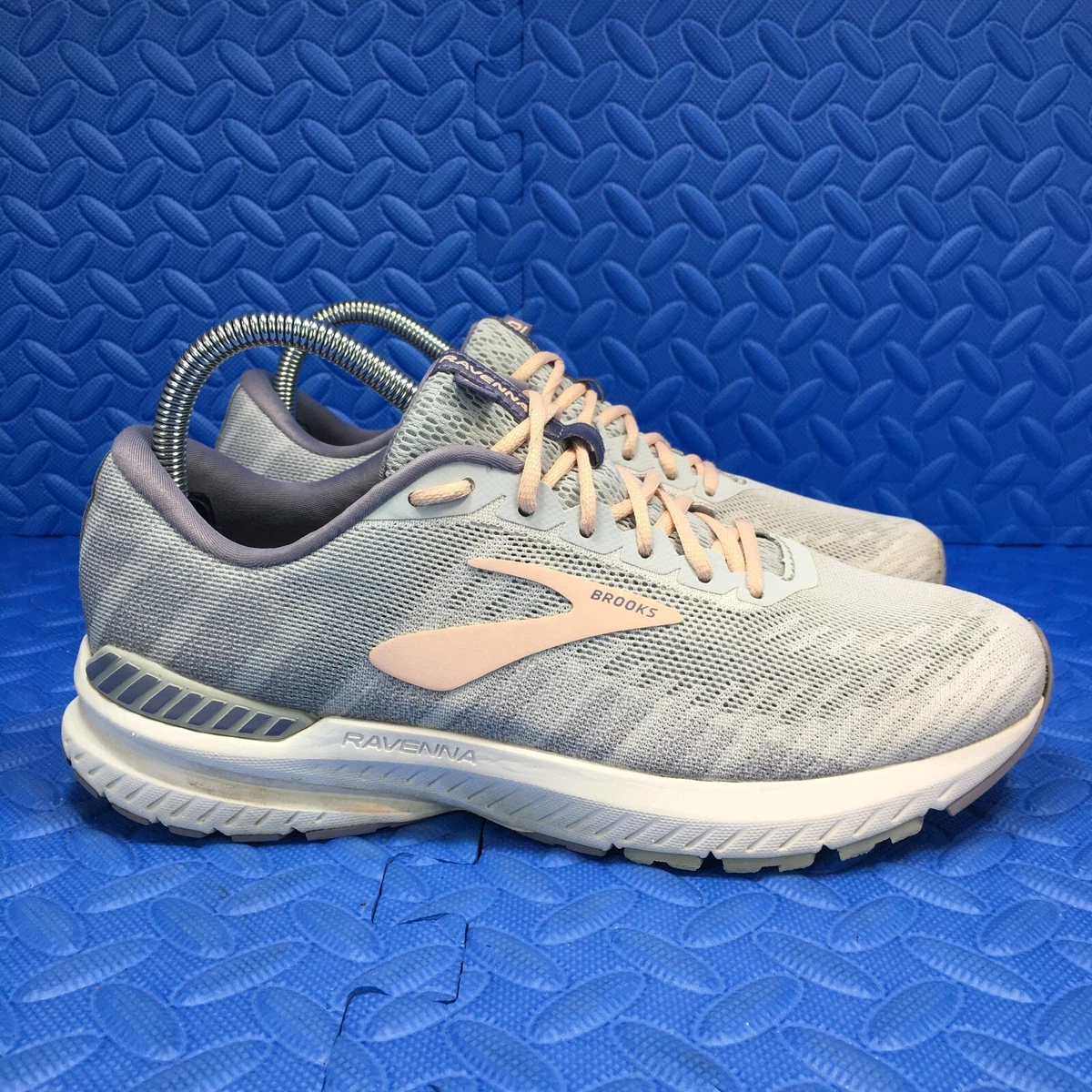 Brooks Ravenna 10 Womens Running Walking Shoes Gray Athletic Sneakers Size 9B