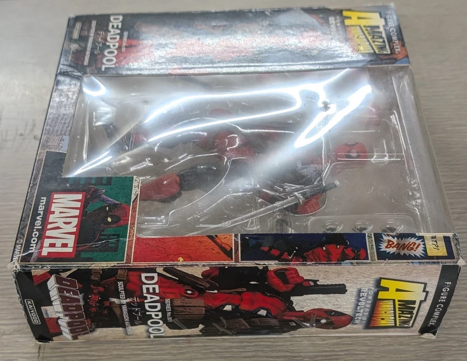 Figura Marvel 2017 Deadpo 001 Amazing Yamaguchi Revoltech Kaiyodo 6" 1:12 *LEER* Foto 3 de 4