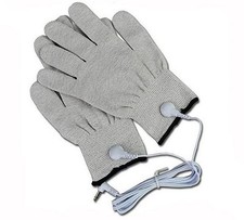 Electrode Gloves, 1 Pair Conductive Electrode Massage Gloves For Beauty Machine