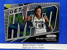 2022 #5 Kelsey Mitchell WNBA Panini Prizm Get Hyped Base Insert Fever