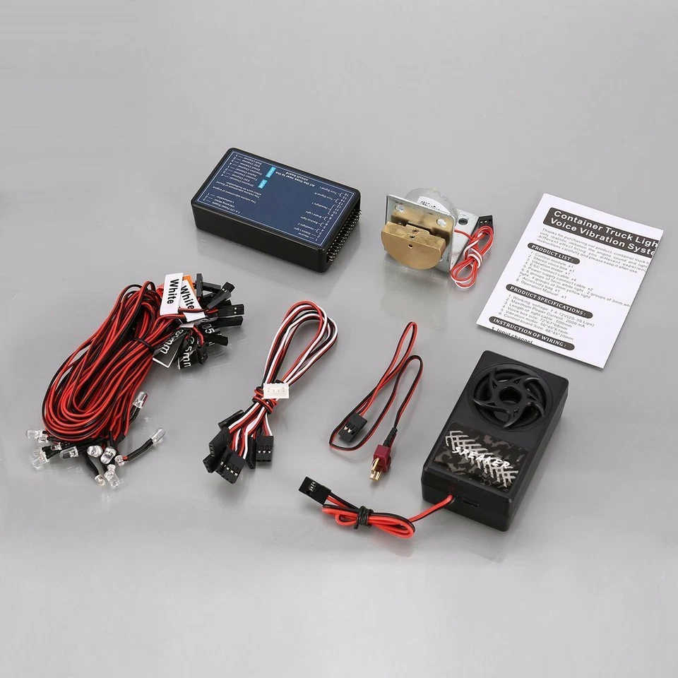 GT POWER Lighting And Voice Vibration System For 4WD Tamiya Tractor Truck RC Car - Bild 2 von 4