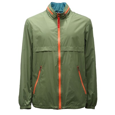3096AF giubbotto uomo FREEDOMDAY green reversible   jacket man