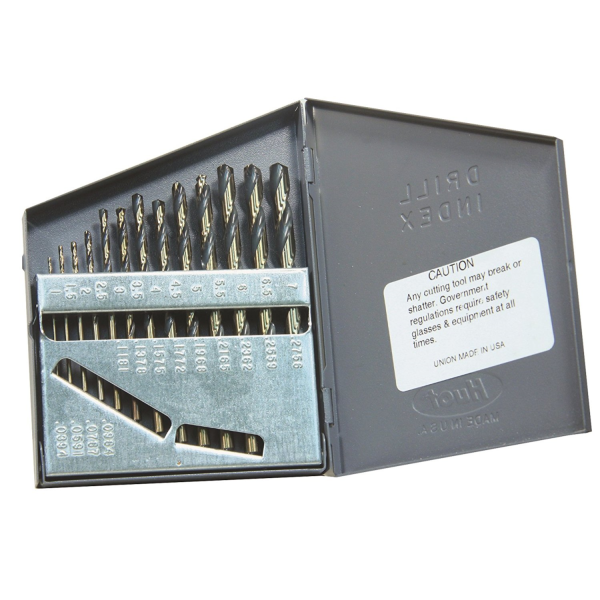 Sp7 Bit Norseman 13pc Metric HI-Molybdenum M7 Drill Bit Set 1-7mm MADE IN USA ...