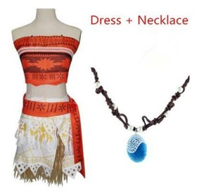 Adult Kids Princess Vaiana Moana Costume Dresses Women Girls Halloween Party Moa Ebay
