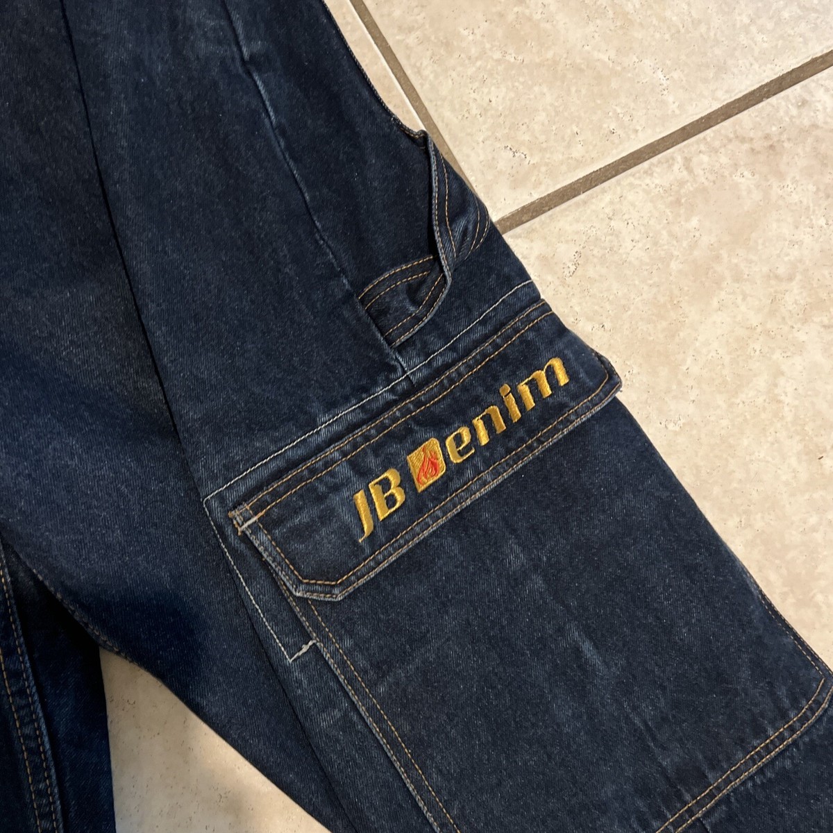 Vintage Johnny Blaze Jeans Men's 38x33 Carpenter Baggy Wide Leg