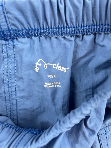 Art Class Girl's Size Small (6-7) Woven Cargo Skirt Blue - Picture 6 of 7