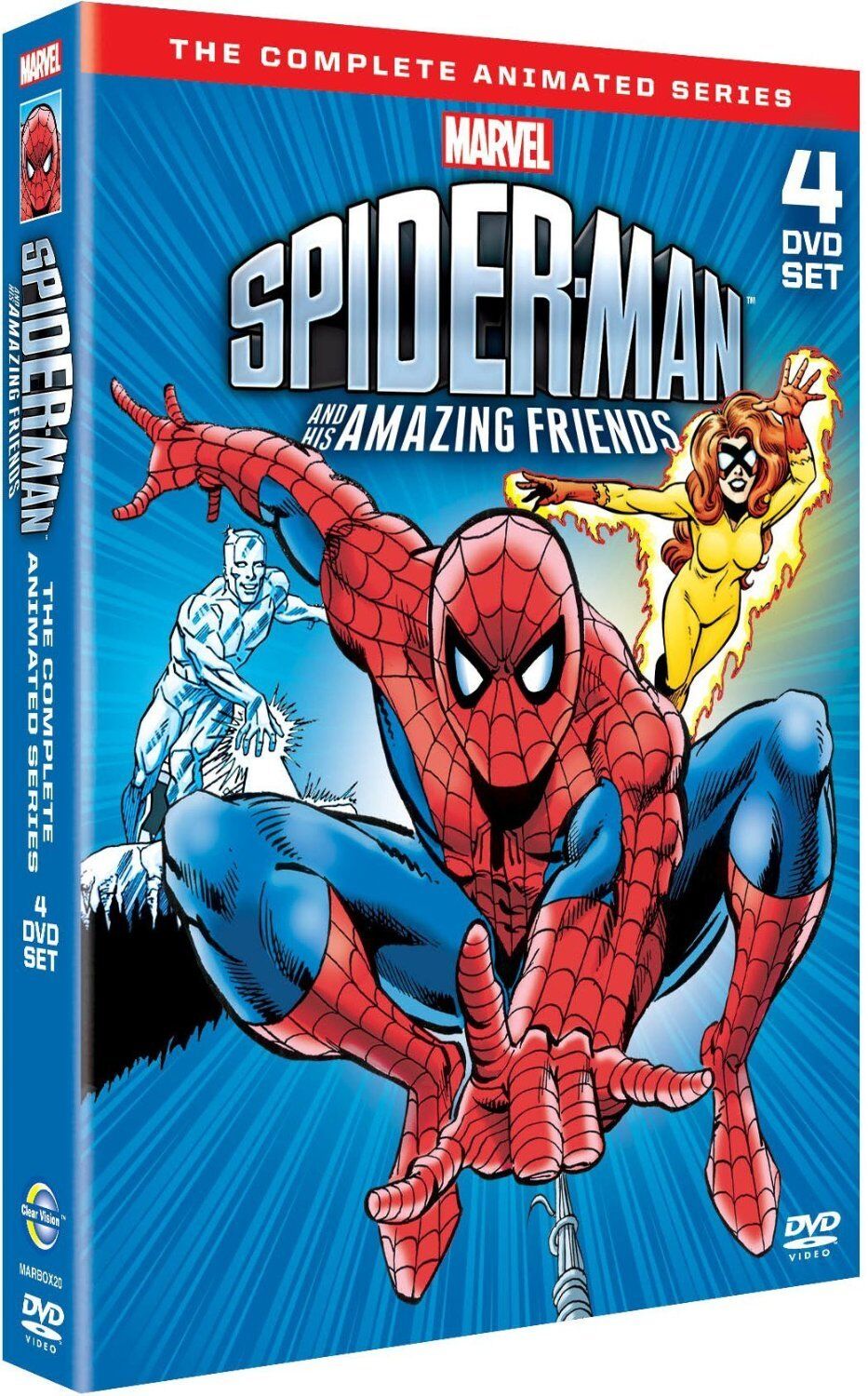 SPIDERMAN His Amazing Friends Complete Series DVD 4 Disc PAL UK SEALED  *READ OOP