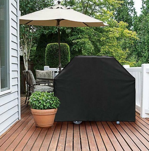 Heavy Duty BBQ Cover Waterproof Barbecue Grill Protector Outdoor 190x117x71cm UK - Picture 12 of 16