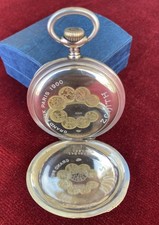 Orologio da taschino ZENITH  Grand Prix Paris 1900, in argento 800