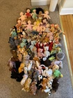 Huge Lot of 60+ Vintage Ty Beanie Babies & Beanie Kids - Retired Collection
