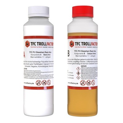 TFC PU Polyurethan PUR Schnell Giessharz Resin Modellbau 9min 1:1 1kg
